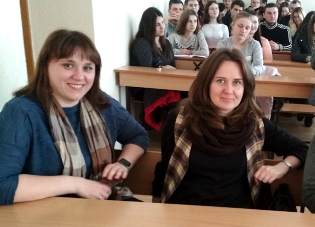 На зустрічі викладачі та студенти